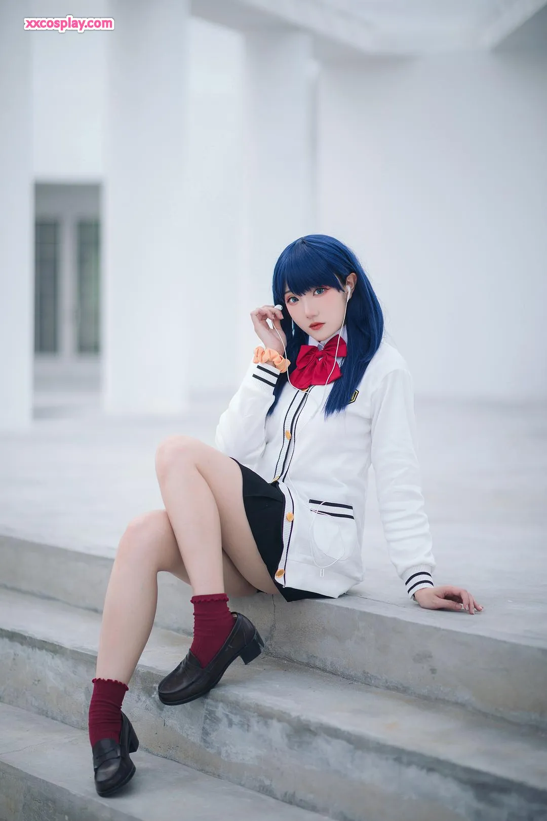 Guaxi Jiang as Baoduo Liuhua - School Uniform Cosplay
